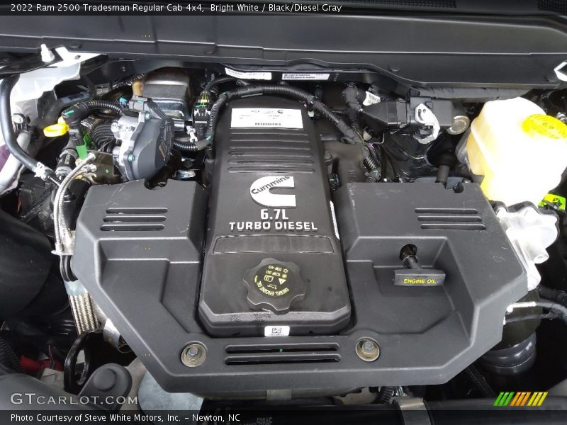  2022 2500 Tradesman Regular Cab 4x4 Engine - 6.7 Liter OHV 24-Valve Cummins Turbo-Diesel inline 6 Cylinder