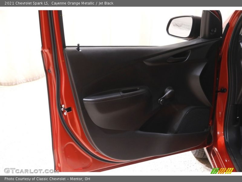 Cayenne Orange Metallic / Jet Black 2021 Chevrolet Spark LS