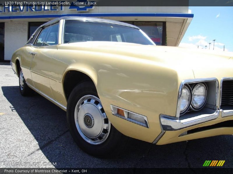 Yellow / Black 1970 Ford Thunderbird Landau Sedan