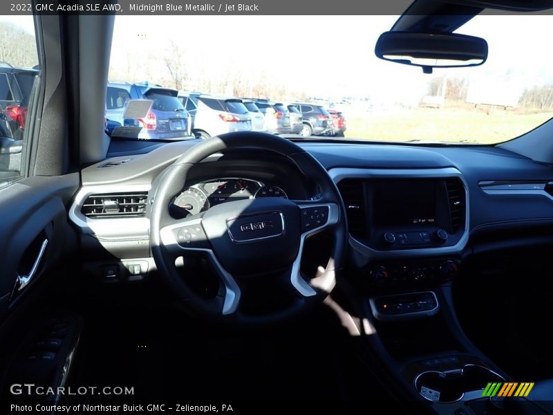 Midnight Blue Metallic / Jet Black 2022 GMC Acadia SLE AWD
