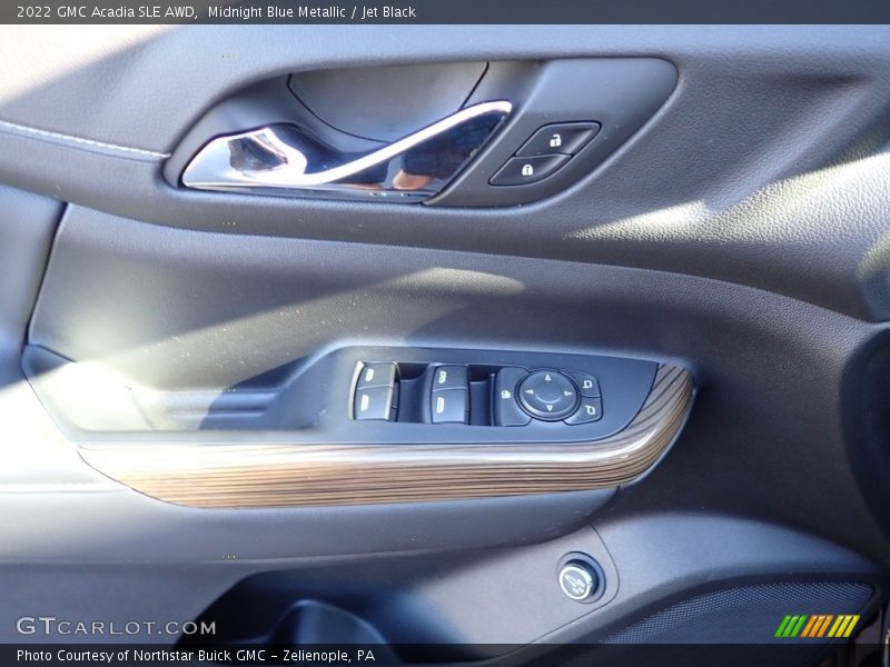 Midnight Blue Metallic / Jet Black 2022 GMC Acadia SLE AWD