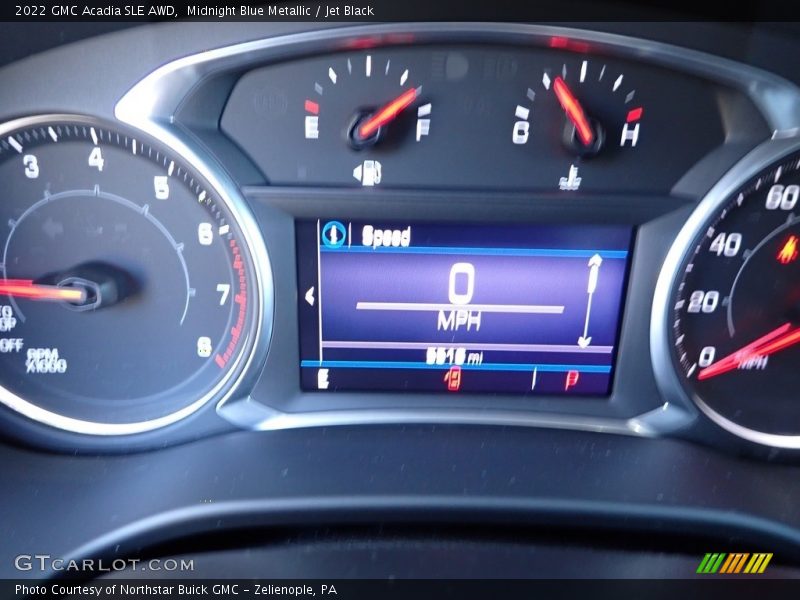 Midnight Blue Metallic / Jet Black 2022 GMC Acadia SLE AWD
