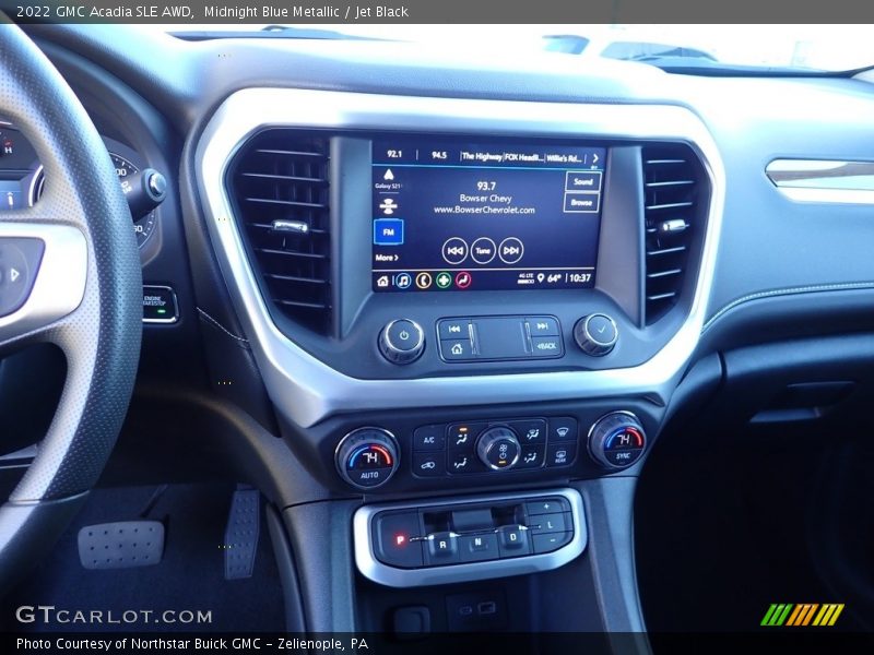 Midnight Blue Metallic / Jet Black 2022 GMC Acadia SLE AWD