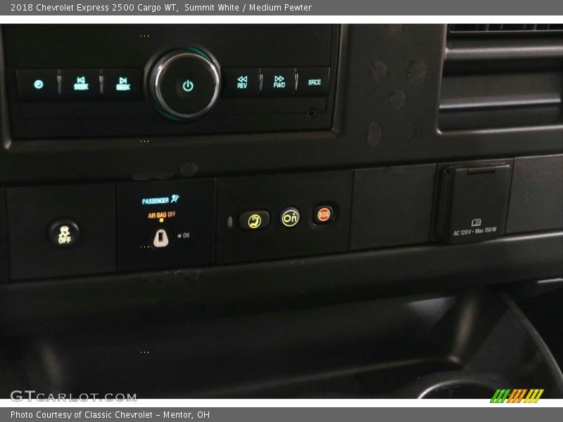 Summit White / Medium Pewter 2018 Chevrolet Express 2500 Cargo WT