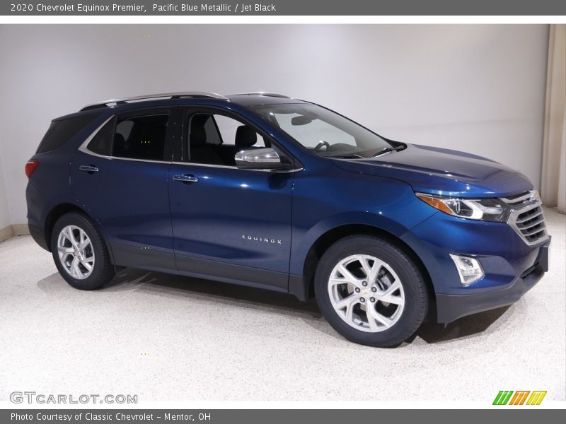 Pacific Blue Metallic / Jet Black 2020 Chevrolet Equinox Premier