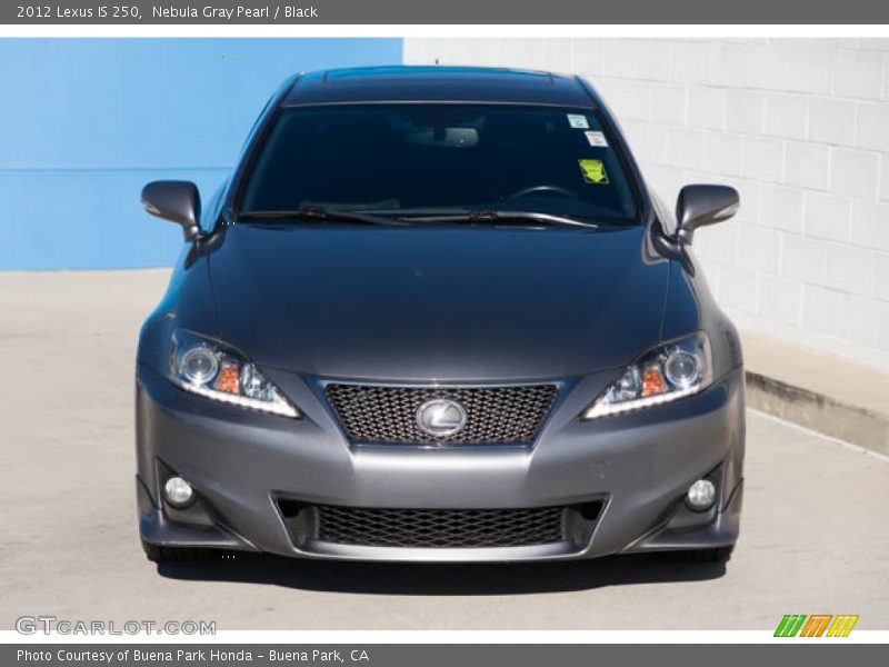 Nebula Gray Pearl / Black 2012 Lexus IS 250