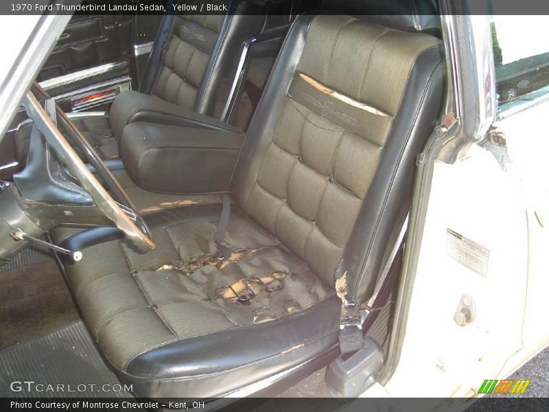 Yellow / Black 1970 Ford Thunderbird Landau Sedan