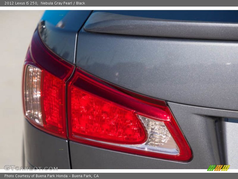 Nebula Gray Pearl / Black 2012 Lexus IS 250