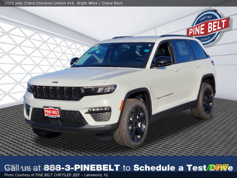 Bright White / Global Black 2023 Jeep Grand Cherokee Limited 4x4
