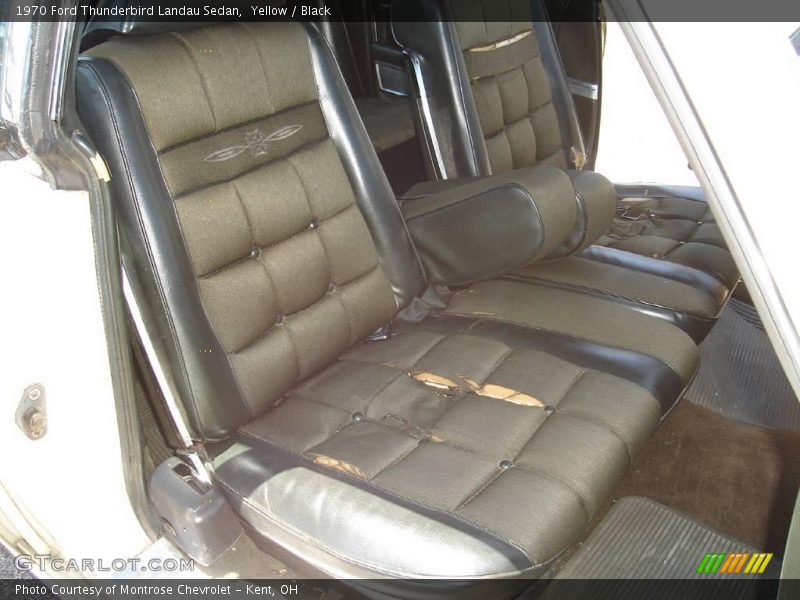 Yellow / Black 1970 Ford Thunderbird Landau Sedan