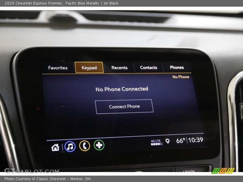 Pacific Blue Metallic / Jet Black 2020 Chevrolet Equinox Premier