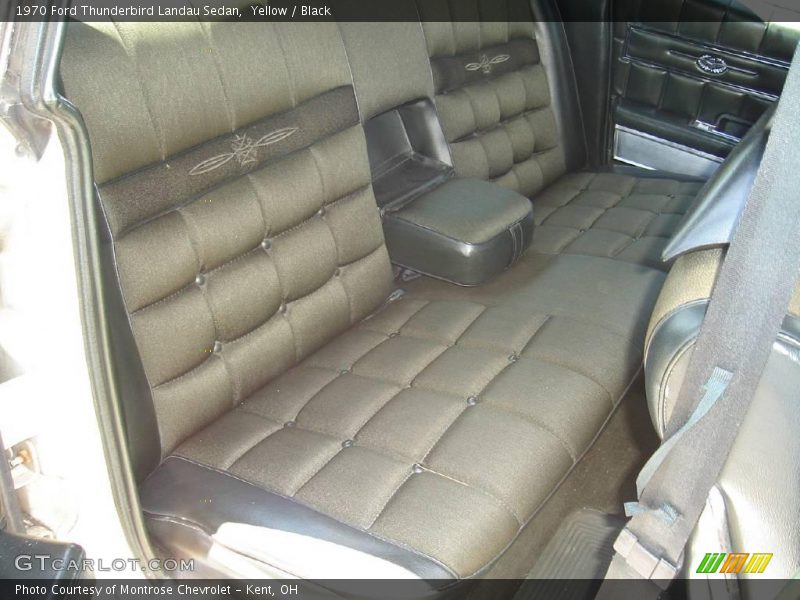 Yellow / Black 1970 Ford Thunderbird Landau Sedan
