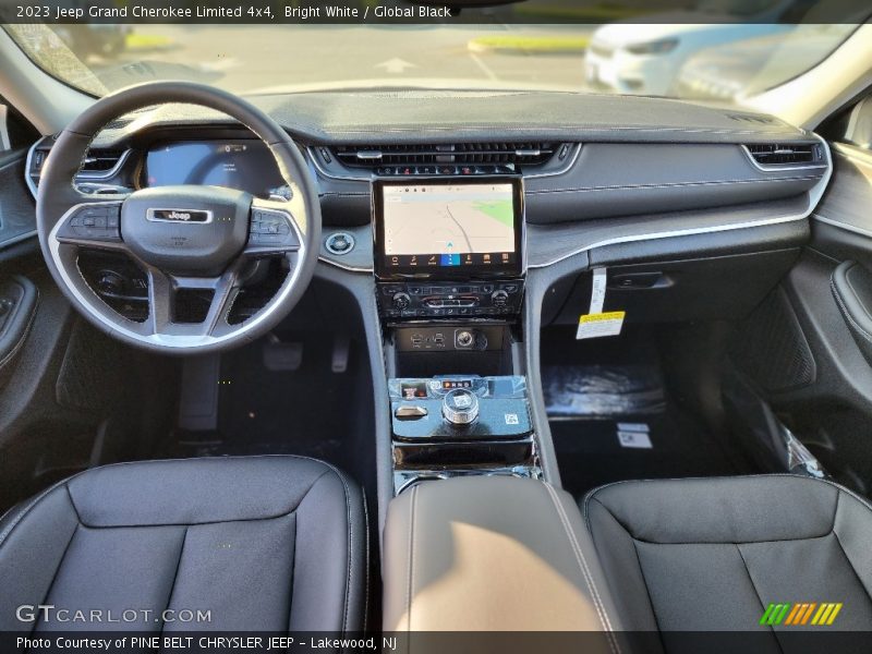 Bright White / Global Black 2023 Jeep Grand Cherokee Limited 4x4