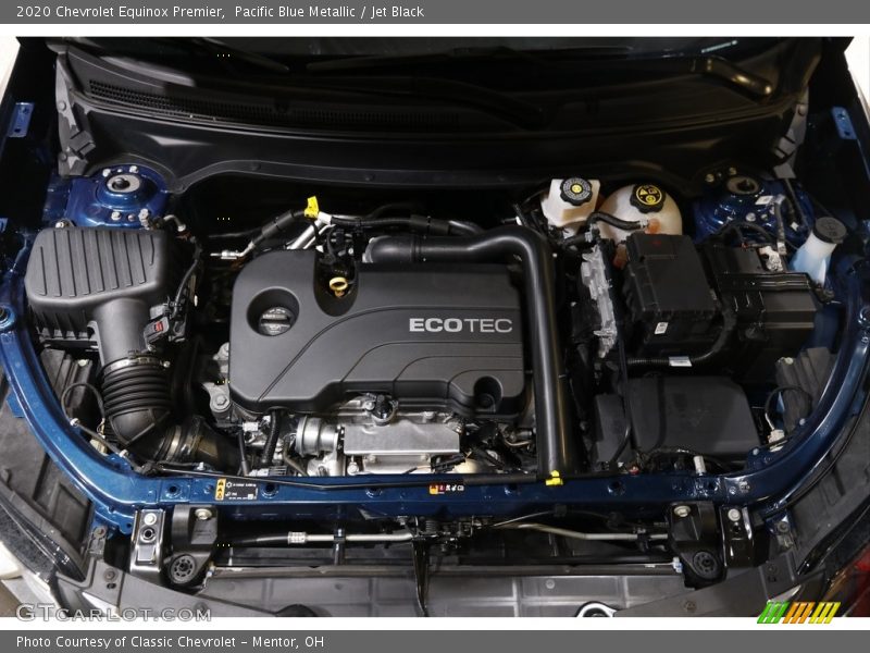 Pacific Blue Metallic / Jet Black 2020 Chevrolet Equinox Premier