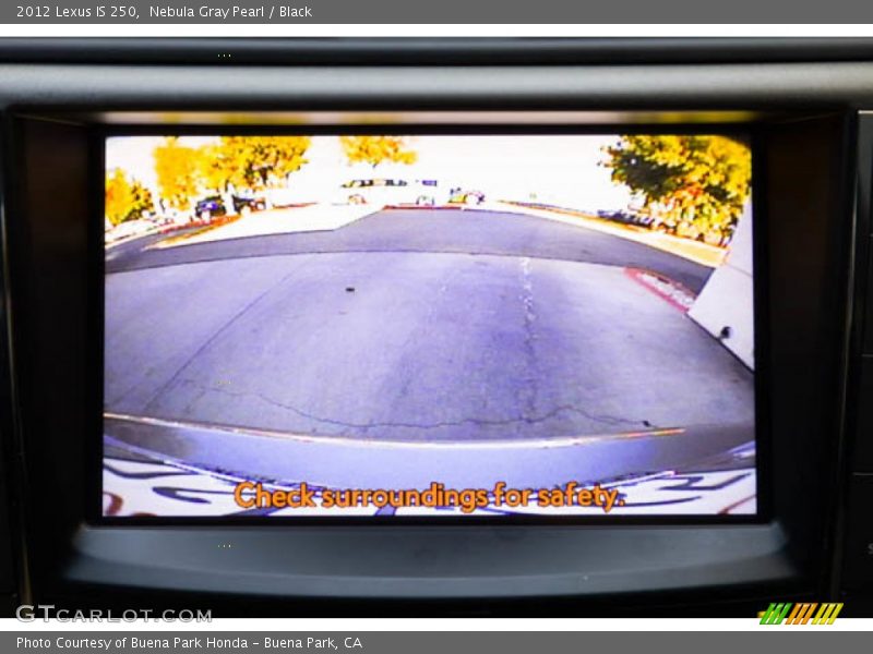 Nebula Gray Pearl / Black 2012 Lexus IS 250
