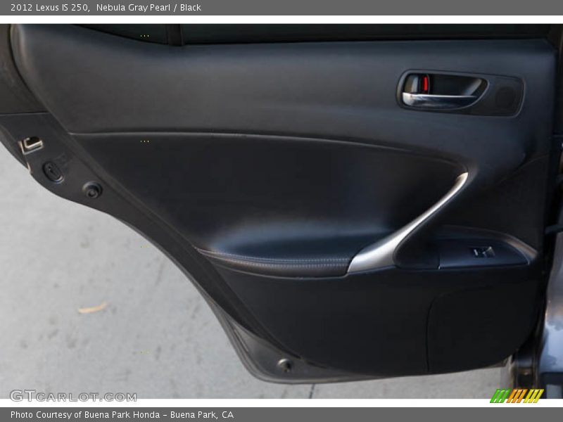 Nebula Gray Pearl / Black 2012 Lexus IS 250
