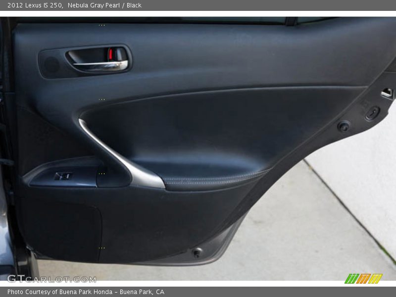 Nebula Gray Pearl / Black 2012 Lexus IS 250