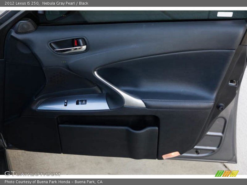 Nebula Gray Pearl / Black 2012 Lexus IS 250