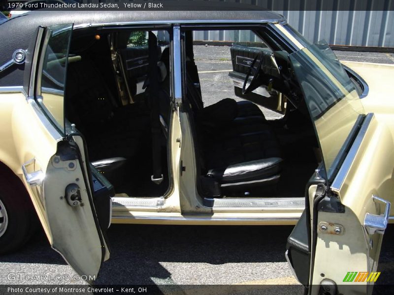 Yellow / Black 1970 Ford Thunderbird Landau Sedan