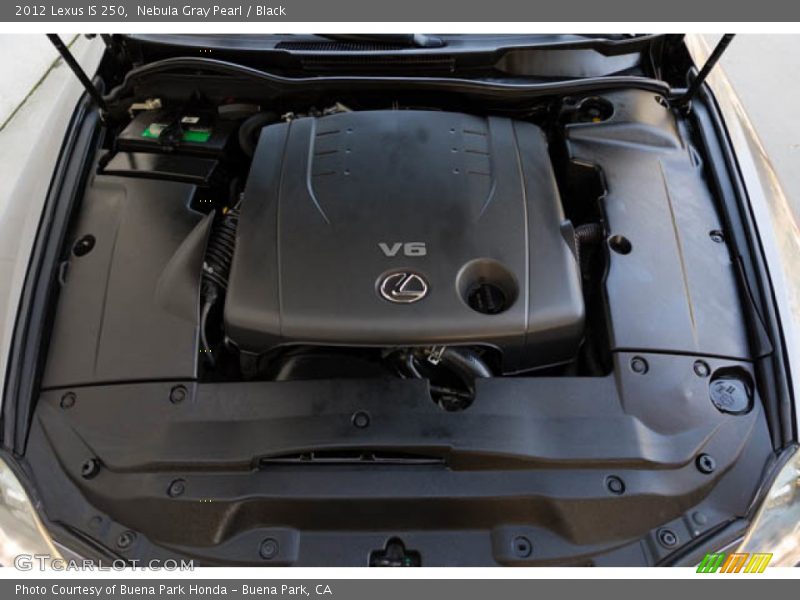Nebula Gray Pearl / Black 2012 Lexus IS 250