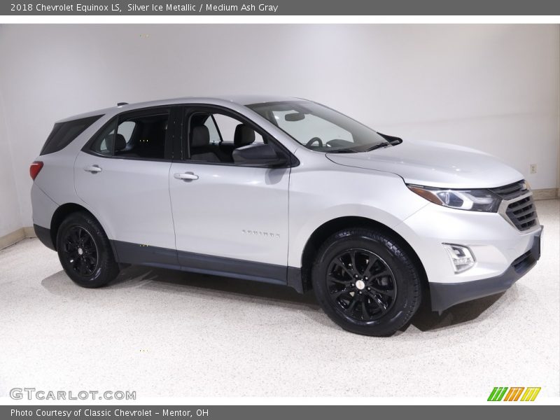 Silver Ice Metallic / Medium Ash Gray 2018 Chevrolet Equinox LS