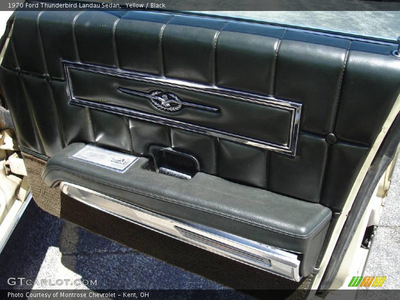 Yellow / Black 1970 Ford Thunderbird Landau Sedan