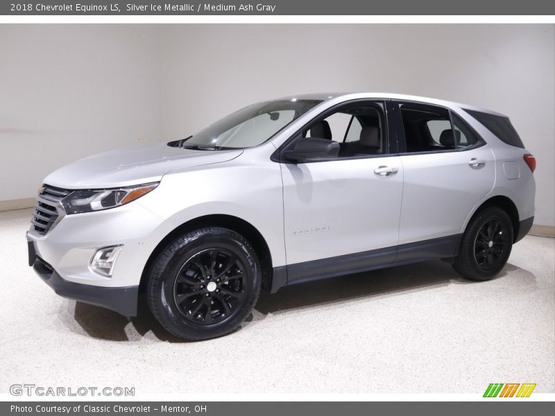Silver Ice Metallic / Medium Ash Gray 2018 Chevrolet Equinox LS