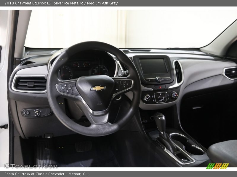 Silver Ice Metallic / Medium Ash Gray 2018 Chevrolet Equinox LS