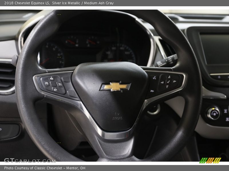Silver Ice Metallic / Medium Ash Gray 2018 Chevrolet Equinox LS