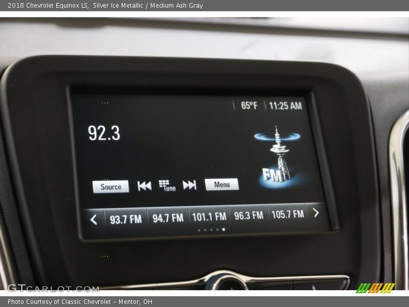 Silver Ice Metallic / Medium Ash Gray 2018 Chevrolet Equinox LS