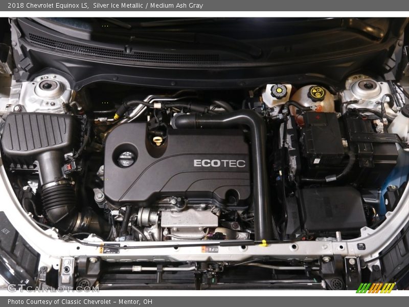 Silver Ice Metallic / Medium Ash Gray 2018 Chevrolet Equinox LS