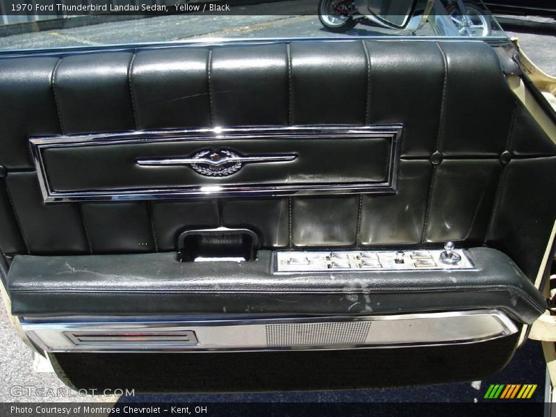Yellow / Black 1970 Ford Thunderbird Landau Sedan