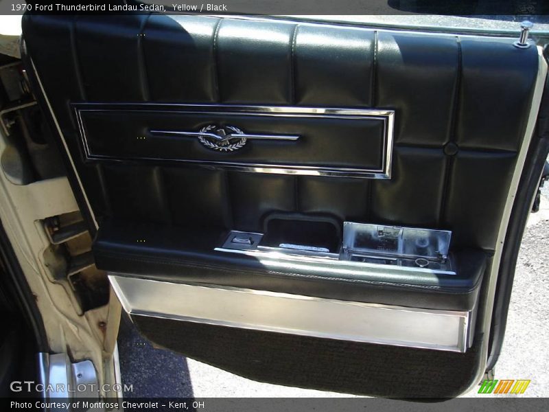 Yellow / Black 1970 Ford Thunderbird Landau Sedan