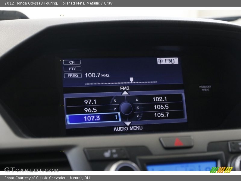Polished Metal Metallic / Gray 2012 Honda Odyssey Touring