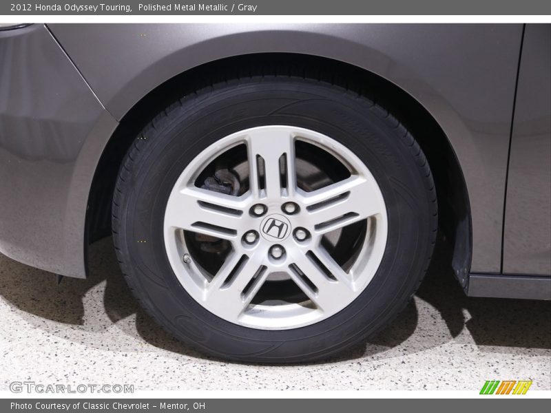 Polished Metal Metallic / Gray 2012 Honda Odyssey Touring