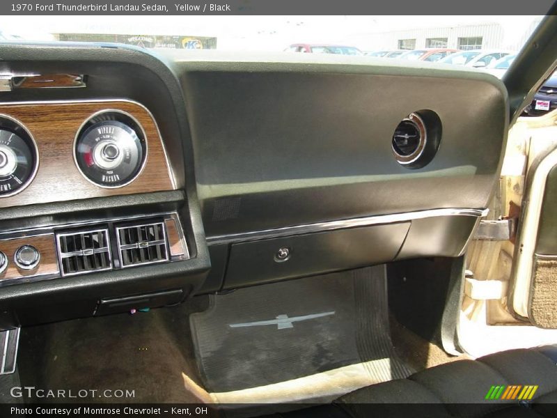 Yellow / Black 1970 Ford Thunderbird Landau Sedan