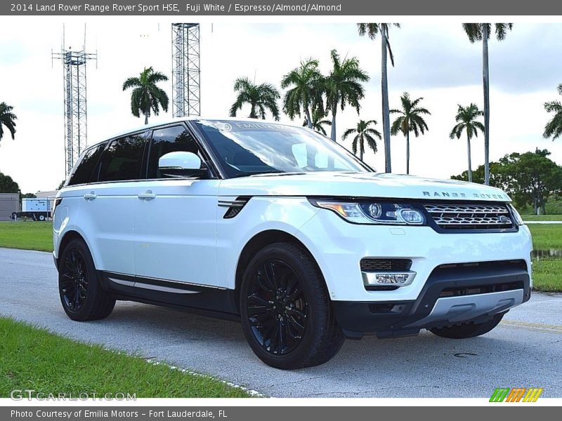 Fuji White / Espresso/Almond/Almond 2014 Land Rover Range Rover Sport HSE