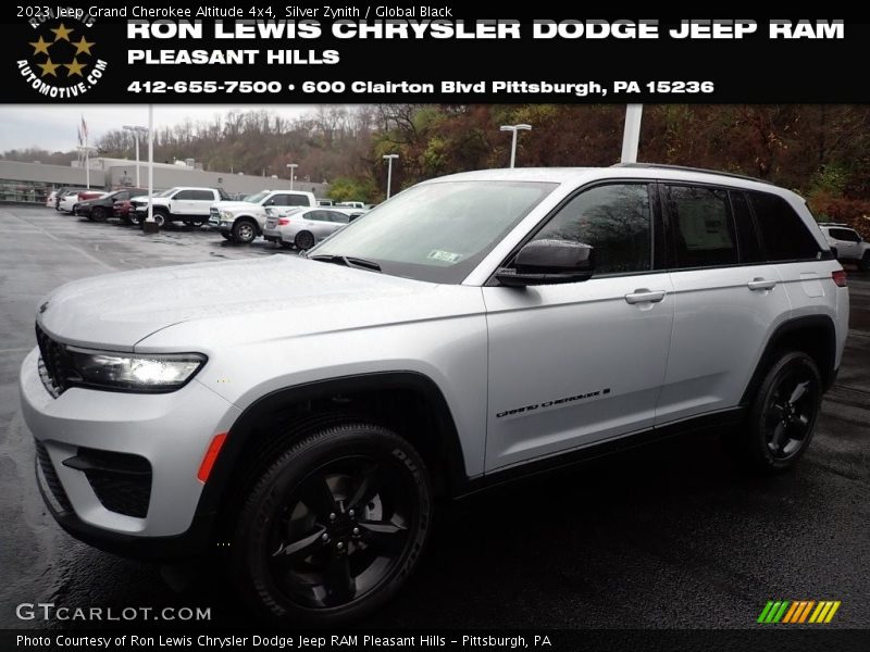 Silver Zynith / Global Black 2023 Jeep Grand Cherokee Altitude 4x4