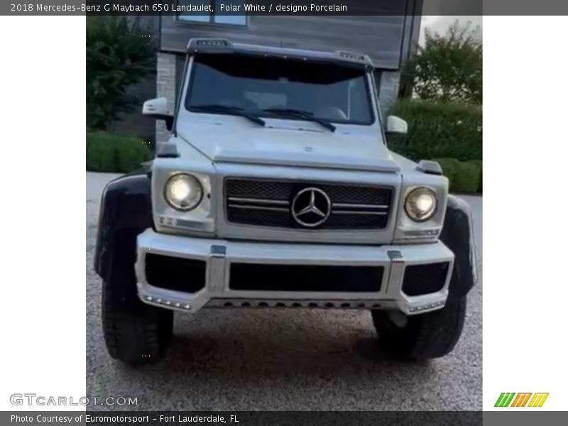 Polar White / designo Porcelain 2018 Mercedes-Benz G Maybach 650 Landaulet