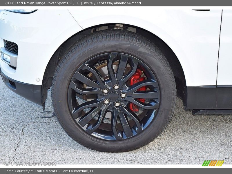 Fuji White / Espresso/Almond/Almond 2014 Land Rover Range Rover Sport HSE
