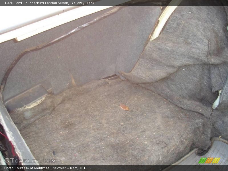 Yellow / Black 1970 Ford Thunderbird Landau Sedan