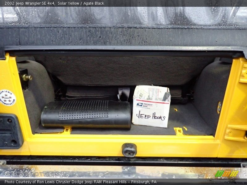 Solar Yellow / Agate Black 2002 Jeep Wrangler SE 4x4