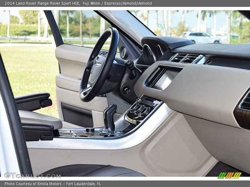 Fuji White / Espresso/Almond/Almond 2014 Land Rover Range Rover Sport HSE
