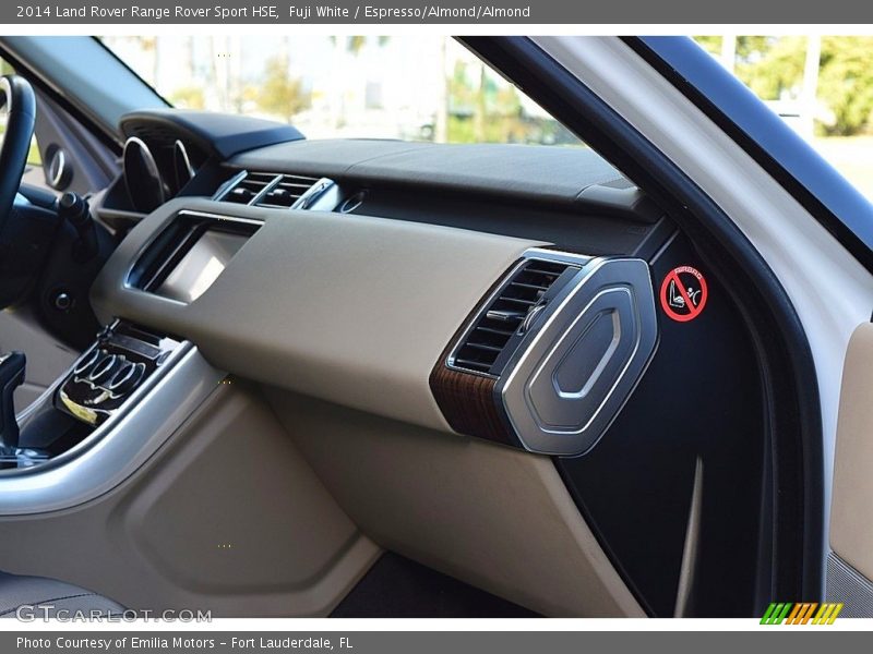 Fuji White / Espresso/Almond/Almond 2014 Land Rover Range Rover Sport HSE