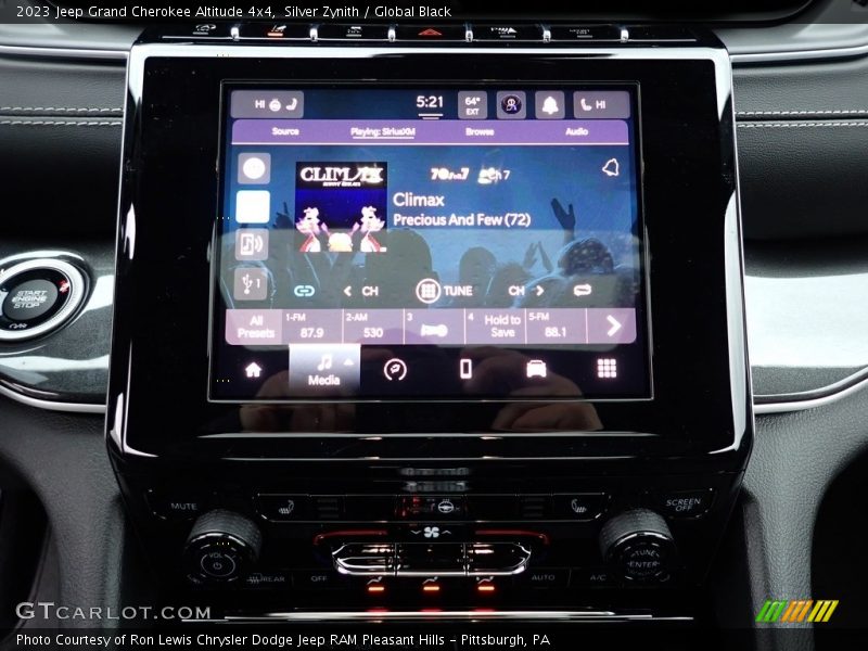 Silver Zynith / Global Black 2023 Jeep Grand Cherokee Altitude 4x4