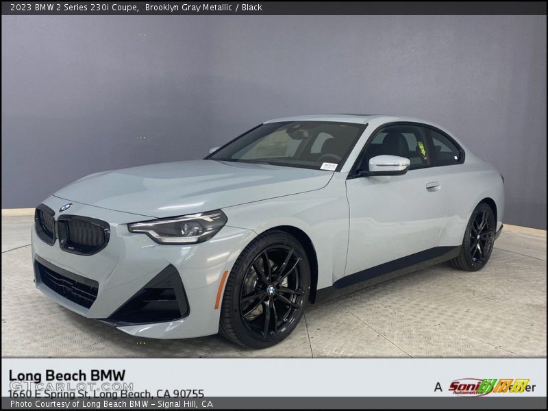 Brooklyn Gray Metallic / Black 2023 BMW 2 Series 230i Coupe