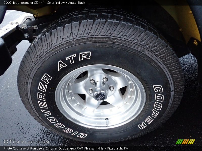 Solar Yellow / Agate Black 2002 Jeep Wrangler SE 4x4