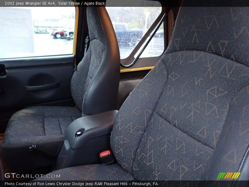 Solar Yellow / Agate Black 2002 Jeep Wrangler SE 4x4