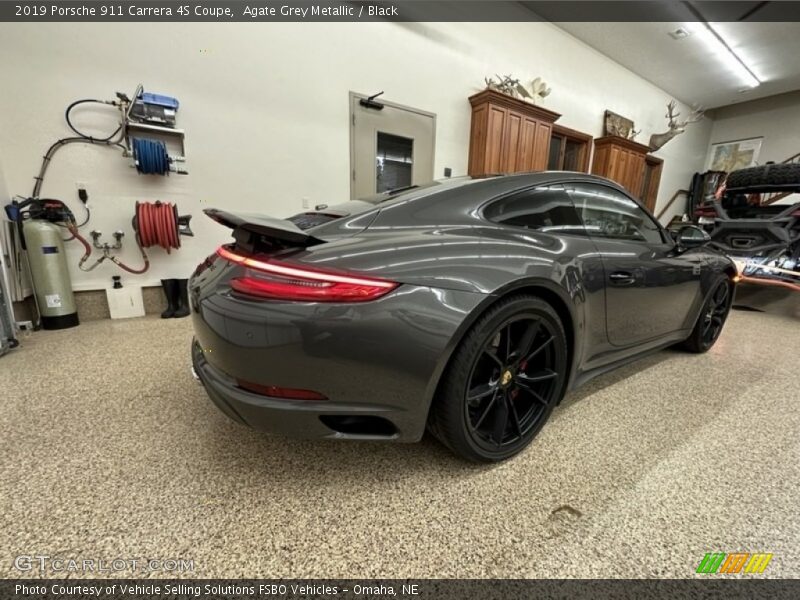 Agate Grey Metallic / Black 2019 Porsche 911 Carrera 4S Coupe