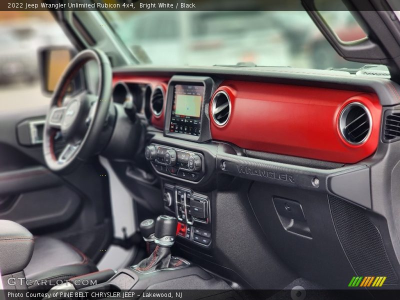 Dashboard of 2022 Wrangler Unlimited Rubicon 4x4